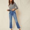 Women AMO Denim | Amo High Rise Kick Crop Patience