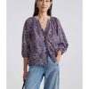 Women Apiece Apart Shirts & Tops | Apiece Apart Mitte Top Dutch Floral