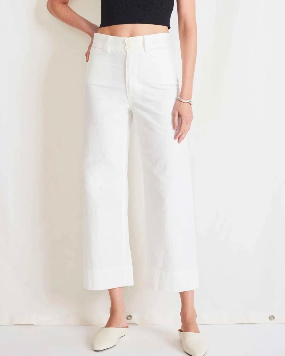 Women Apiece Apart Pants | Apiece Apart Classic Merida Pant Cream