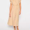 Women Brochu Walker Dresses | Brochu Walker Fia Belted Dress Sahara