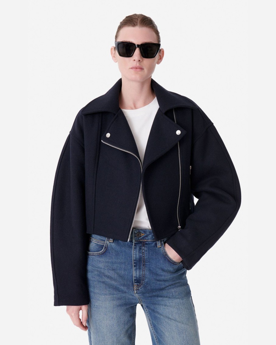 Women Vanessa Bruno Outerwear | Vanessa Bruno Bless Jacket Marine