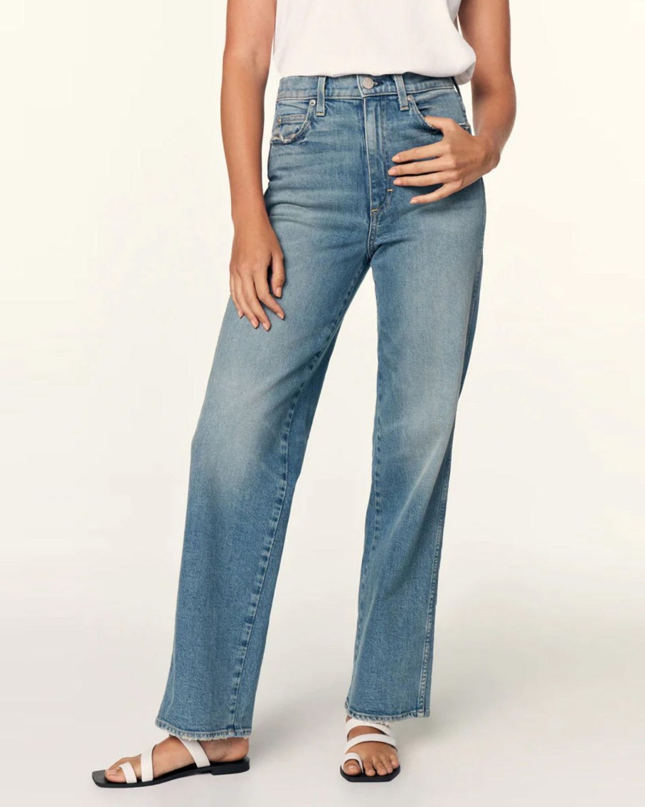 Women AMO Denim | Amo Tricia High Rise Straight Joyous