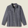 Women Trovata Sweaters | Trovata India Shirt Jacket Armada Plaid