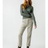 Women AMO Pants | Amo Easy Trouser Relaxed Crop Straight Pumice