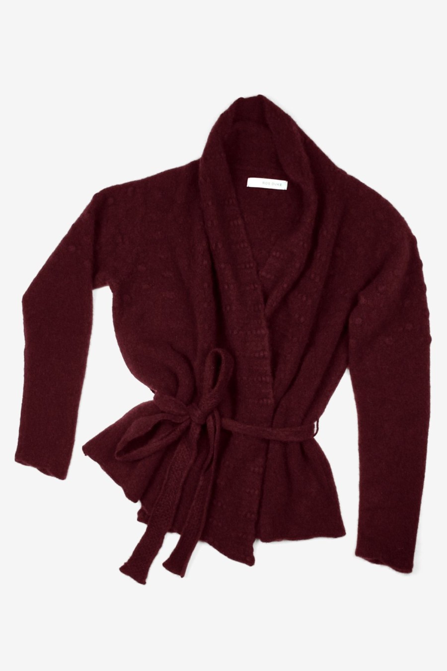 Women Ros Duke Sweaters | Ros Duke Polka Cardigan Damson