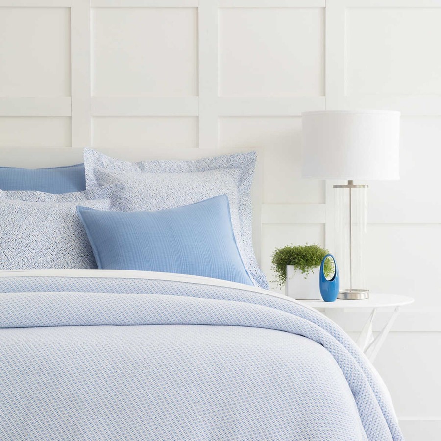 Bedding Pine Cone Hill | Pine Cone Hill Quinn French Blue Cotton Blanket