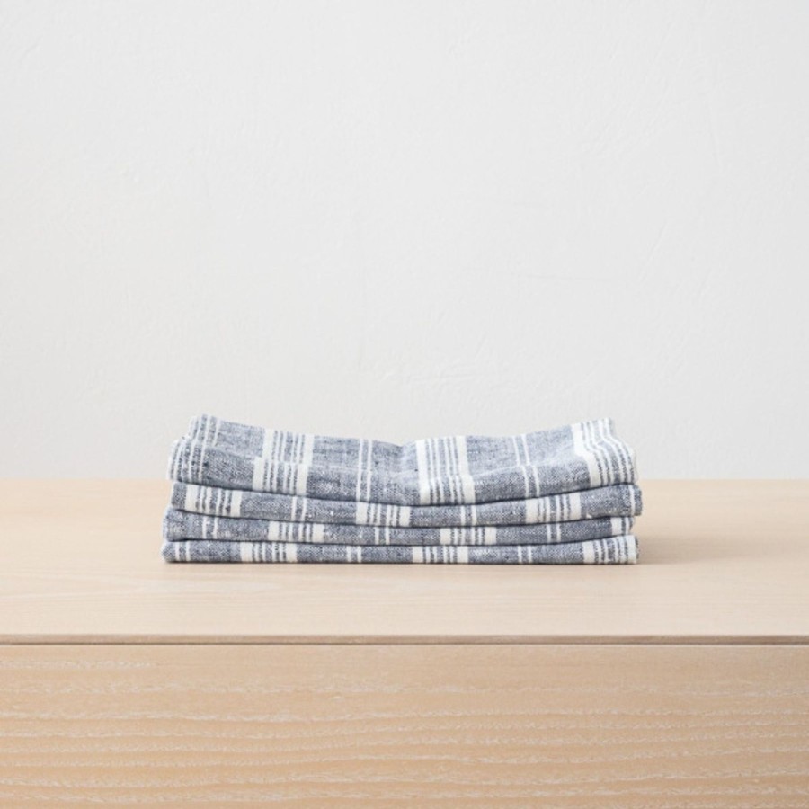 Home Thistle Hill | Striped Linen Napkins