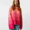 Women AMO Sweaters | Amo Aretha Tonal Sweater Carnation