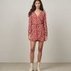 Women Hartford Dresses | Hartford Woven Dress Roll Brick Red