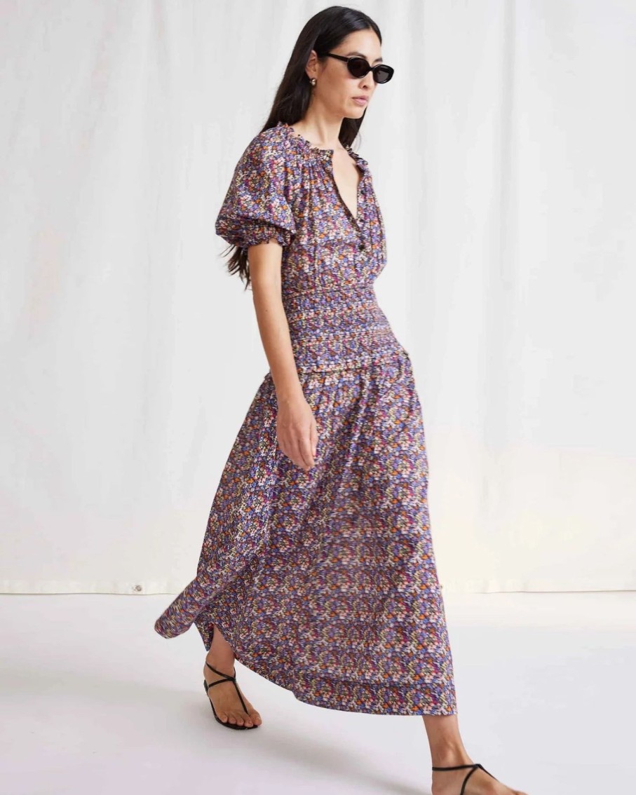 Women Apiece Apart Dresses | Apiece Apart Marca Dress Betinna Floral