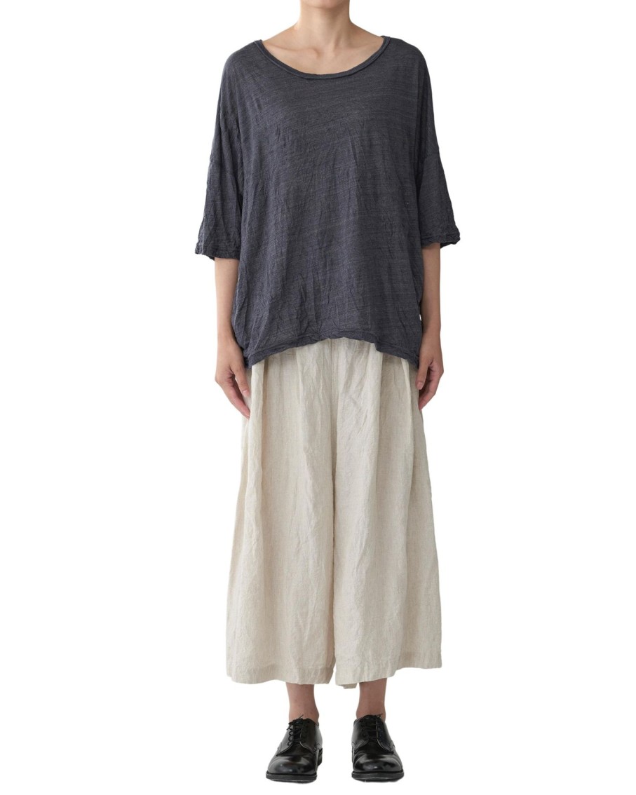 Women Pas De Calais Pants | Pas De Calais Normandy Linen Wide Pants Natural