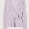 Women American Vintage Sweaters | American Vintage Wisteria Melange Wrap Cardigan