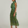 Women Saloni Dresses | Saloni Fleur Dress Woodland