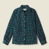 Women Trovata Shirts & Tops | Trovata Jacquelin Shirt Blue Larkspur