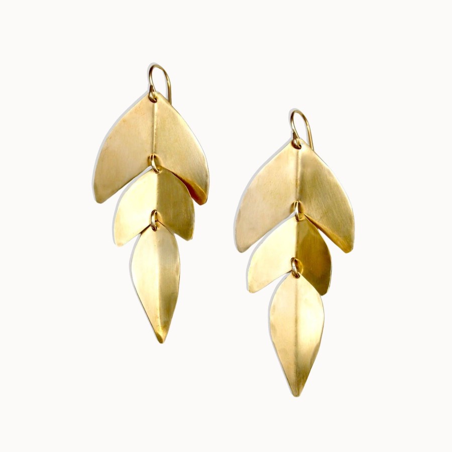 Women Carolyn Keys Jewelry | Carolyn Keys Sage Earrings 14K Gold Fill