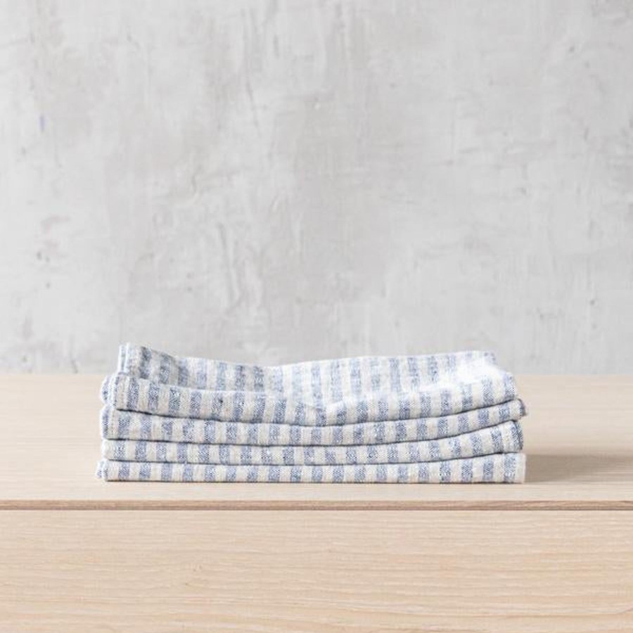 Home Thistle Hill | Striped Linen Napkins