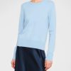 Women Vince Sweaters | Vince Classic Crew Sweater Kyanite