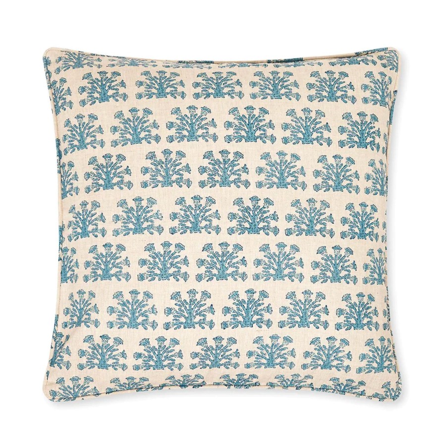 Bedding Walter G | Walter G Samode Fresh Azure Linen Cushion