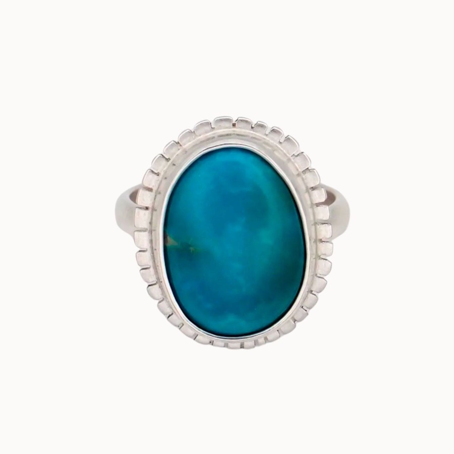 Women Carolyn Keys Jewelry | Carolyn Keys Lumi Ring Turquoise Mountain