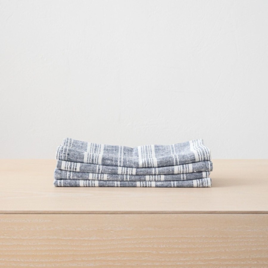 Home Thistle Hill | Striped Linen Napkins