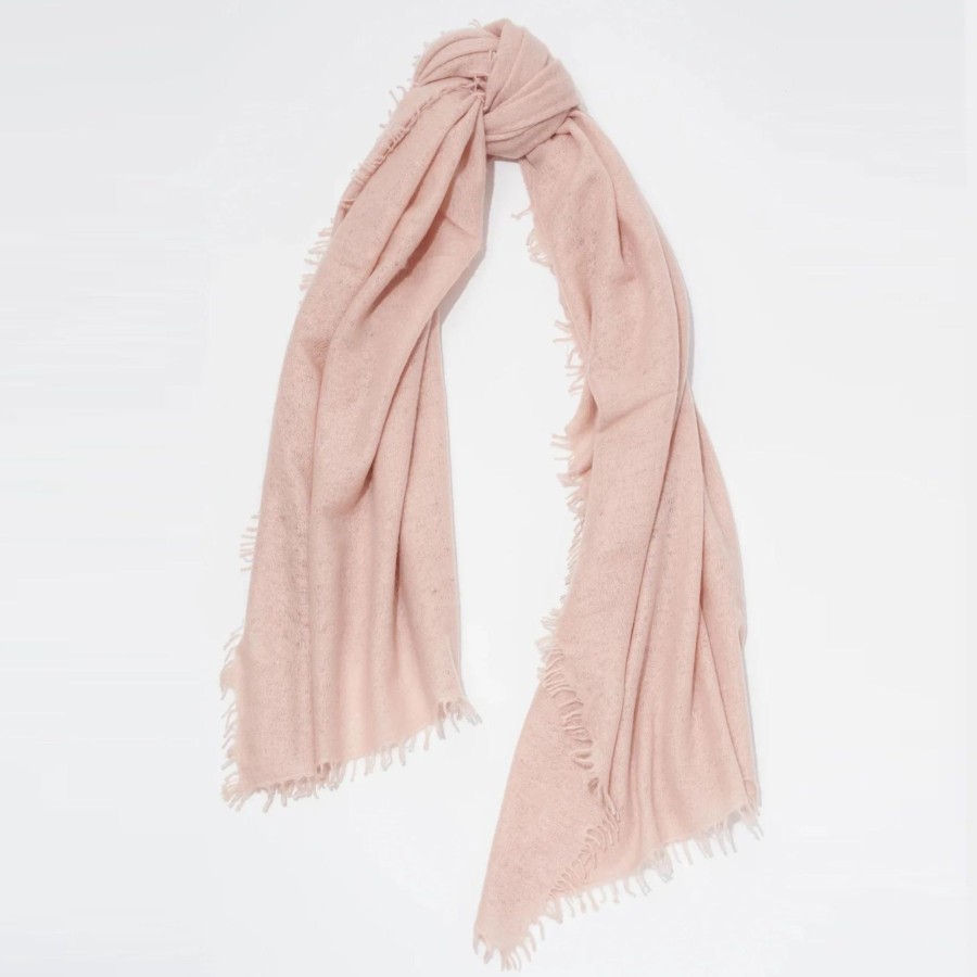 Women Communitie Scarves | Communitie Cashmere Felted Stole Old Rose