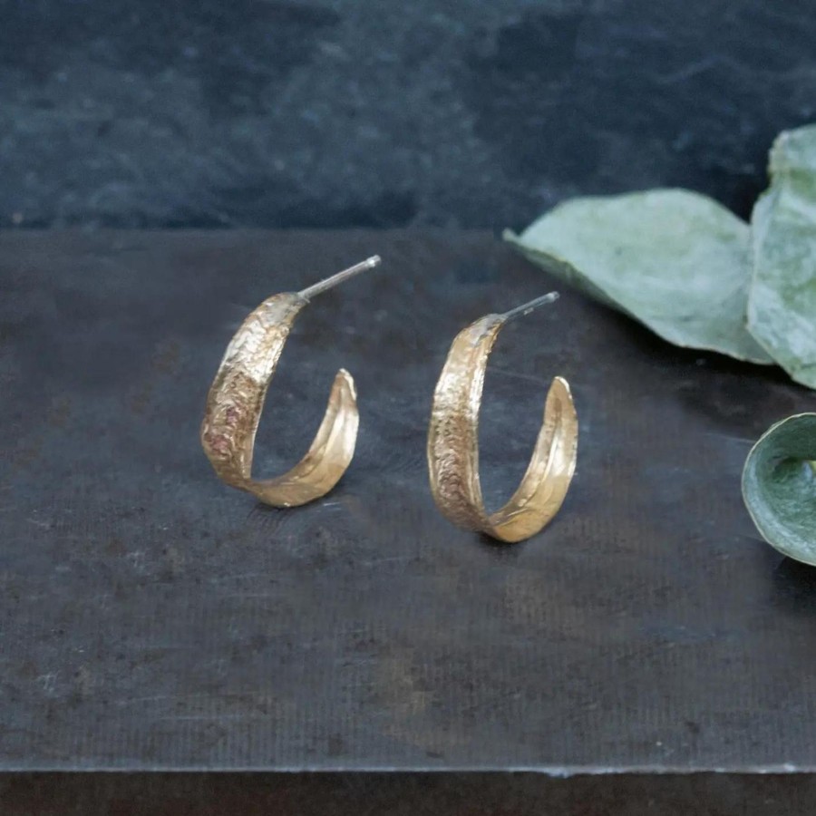 Women Emilie Shapiro Jewelry | Emilie Shapiro Seagrass Hoop Earrings