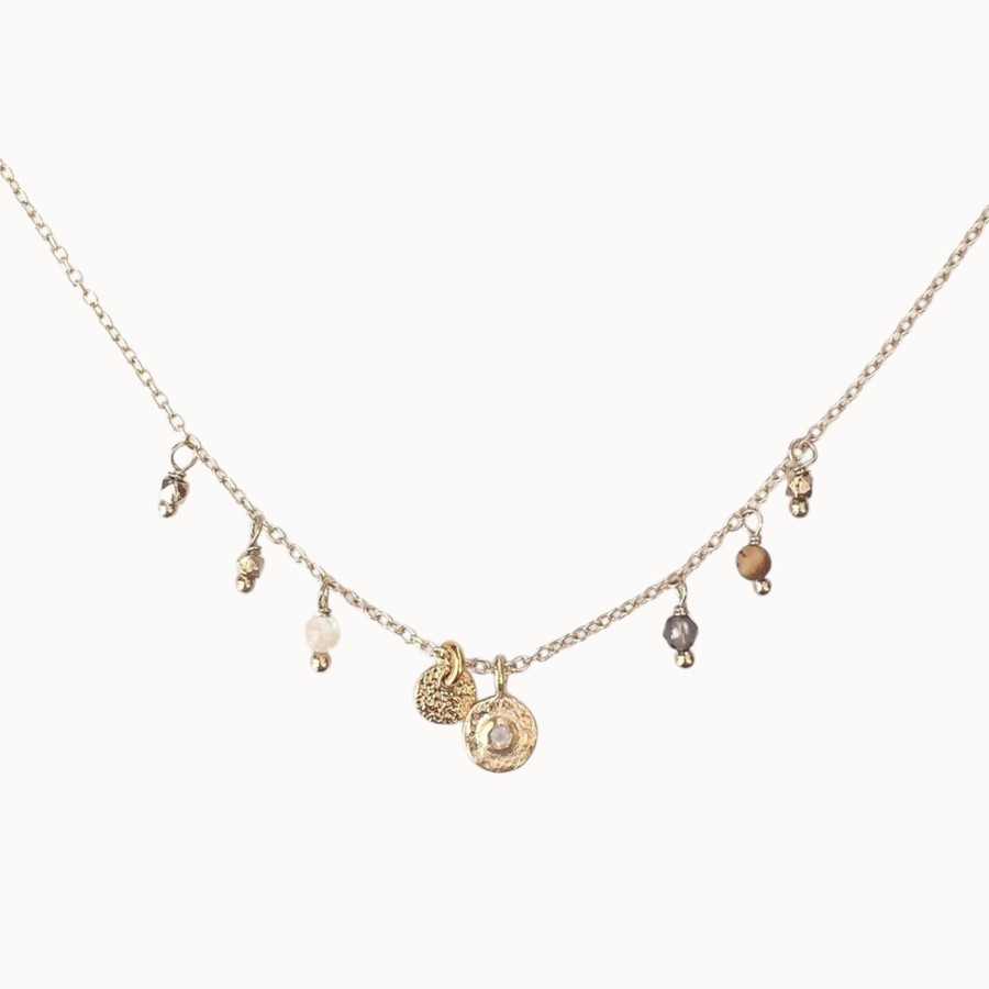 Women 5 Octobre Jewelry | 5 Octobre Loop Pierre De Lune Necklace