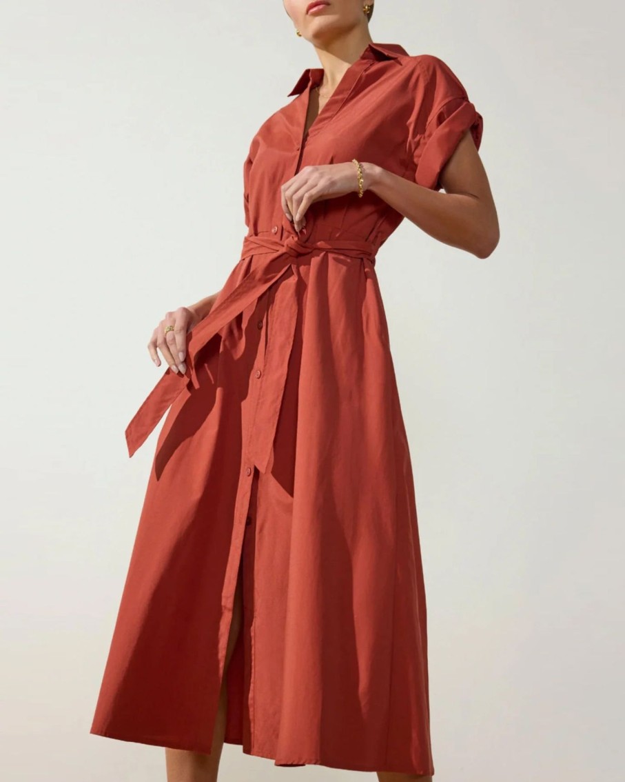 Women Brochu Walker Dresses | Brochu Walker Fia Belted Dress Tuscany