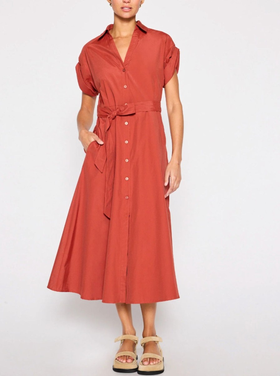 Women Brochu Walker Dresses | Brochu Walker Fia Belted Dress Tuscany