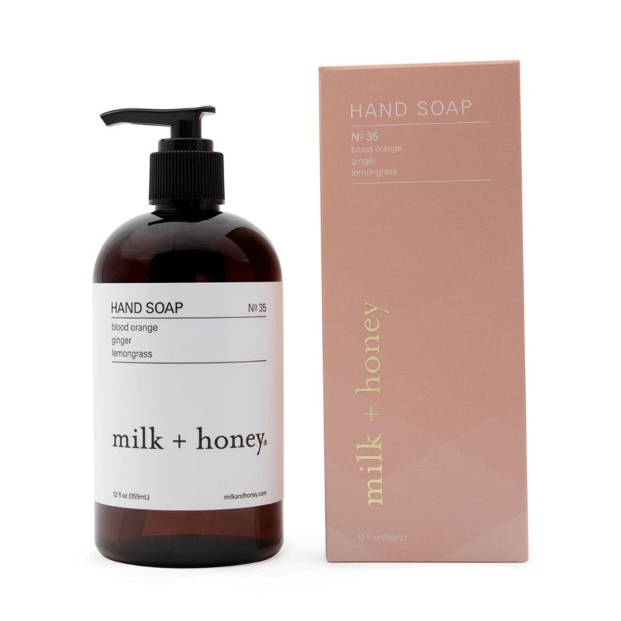 Beauty Milk + Honey | Milk + Honey Hand Soap N0 35: Blood Orange, Ginger, Lemongrass