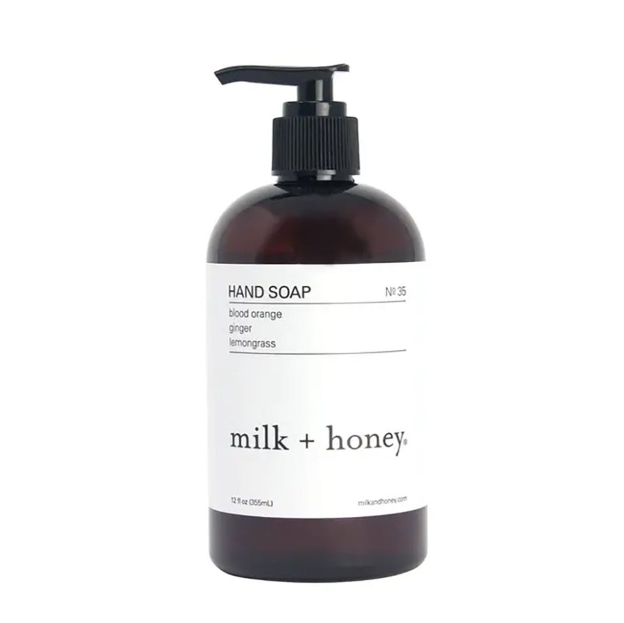 Beauty Milk + Honey | Milk + Honey Hand Soap N0 35: Blood Orange, Ginger, Lemongrass