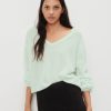 Women American Vintage Sweaters | American Vintage Razpark Sweater Vert D'Eau