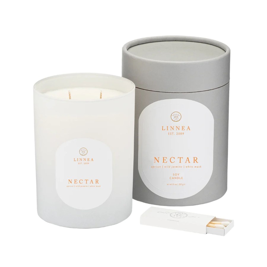 Home Linnea's Lights | Linnea'S Lights Double Wick Candle Nectar