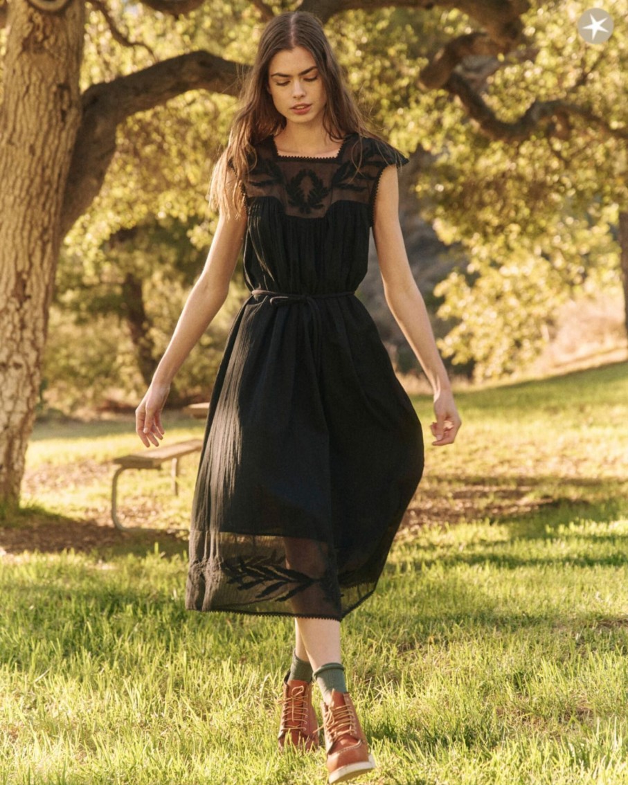 Women The Great Dresses | The Great Dawn Dress Black