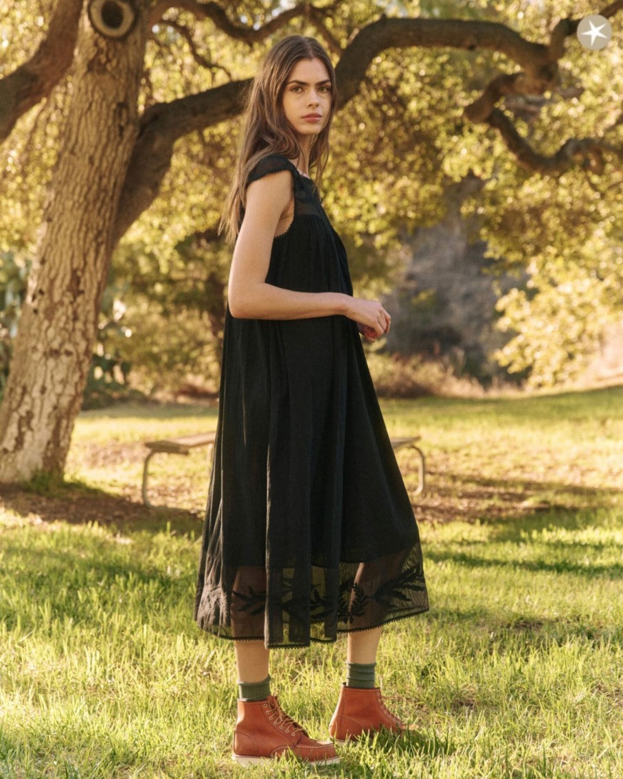 Women The Great Dresses | The Great Dawn Dress Black