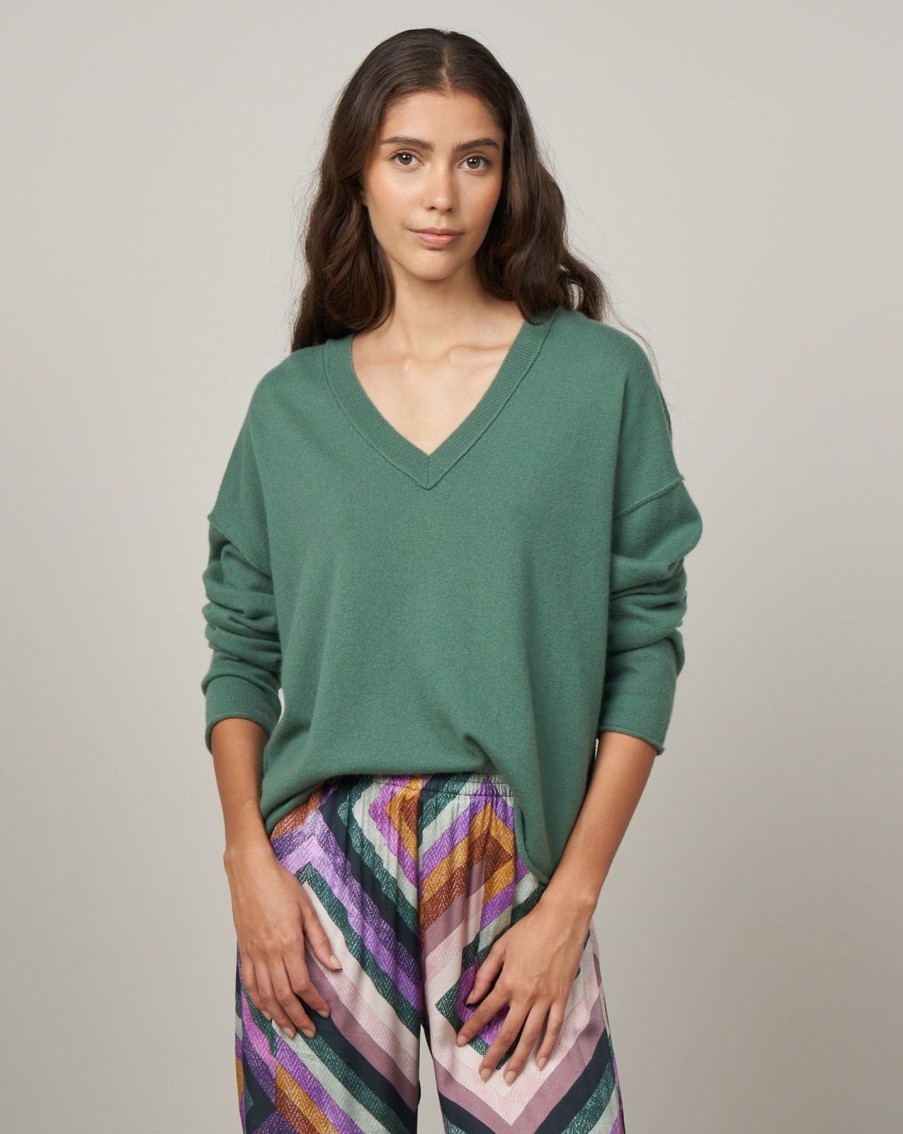 Women Hartford Sweaters | Hartford Miane Sweater Jade