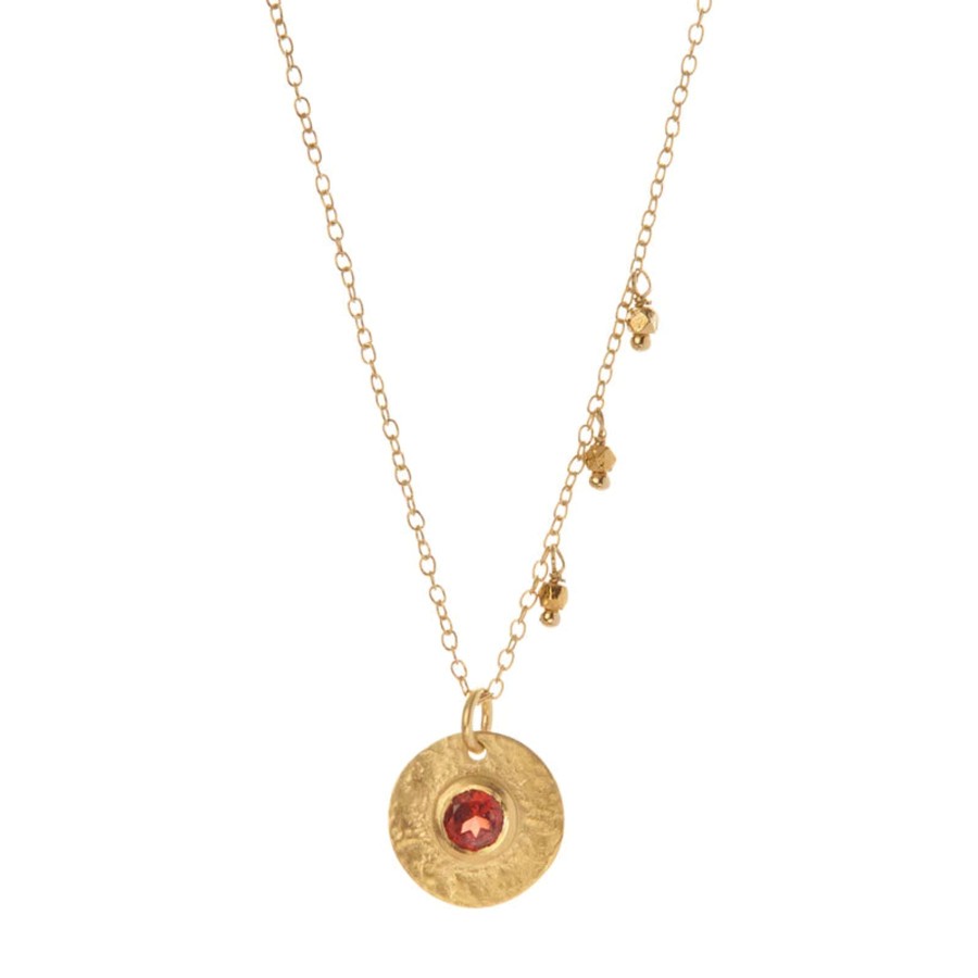 Women 5 Octobre Jewelry | 5 Octobre Lucky Garnet Necklace