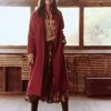 Women The Great Outerwear | The Great Nomad Coat Strawberry Jam