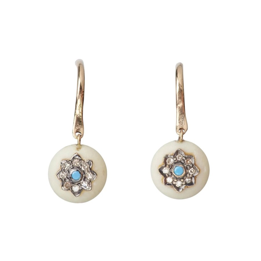 Women 5 Octobre Jewelry | 5 Octobre Isa White Or 14K Earrings